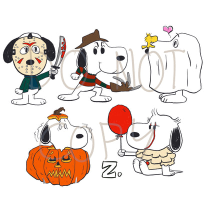 HALLO'WEEN SNOOPY STiCKERS