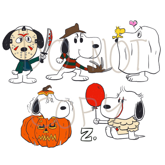 HALLO'WEEN SNOOPY STiCKERS